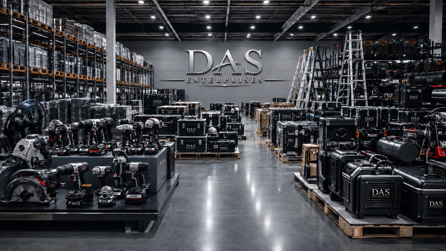 DAS branded professional tools and equipment